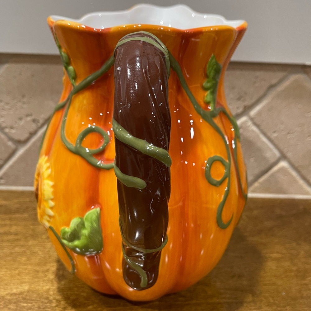 Fall Decor:Pumpkin Pitcher - Picture 3 of 14